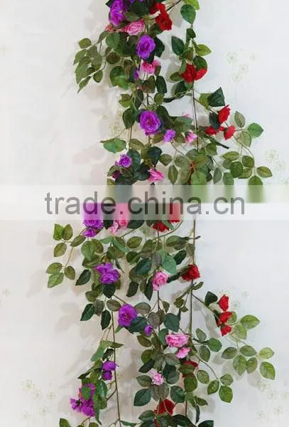 Artificial Small Rose Flower Garland photo-2