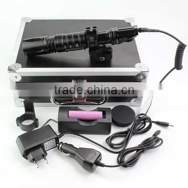 Suzero Output Power 20-100mw Adjustable Long Distance Tactical Green Laser Flashlight Designator Illuminator Torch photo-6