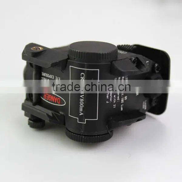Super Compact Tactical Subzero Working Red Laser Sight With 180 Lumens CREE Q5 Led Flashlight photo-6