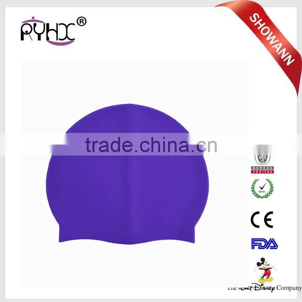 Hot Sale Waterproof and Eco-friendly Silicone Swimming Cap photo-3
