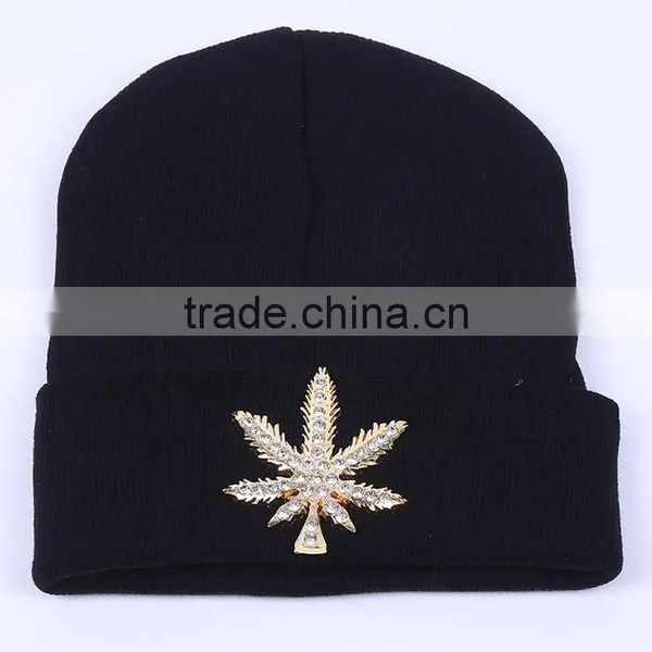 Fashion Hot Drilling CC Winter Beanies With Rhinestone photo-6