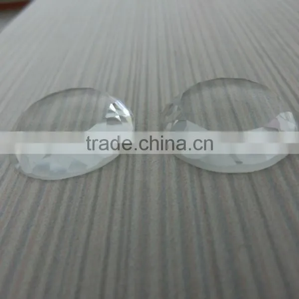 50MM Round Flat Back Glass Stones Jewelry Accessories Unfoiled Transparent Glass for Home Decor photo-2