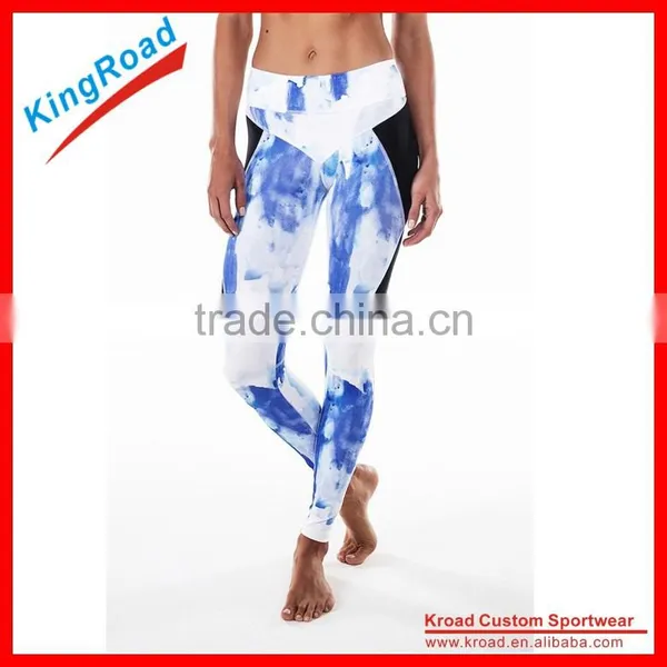 Wholesale Fitness Clothing Women Compression Pants Running Tights High Waist Custom Yoga Pants Leggings Sets photo-6