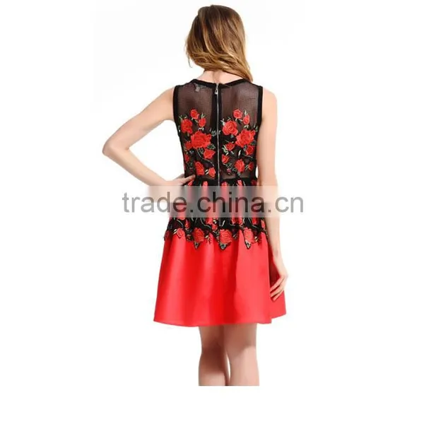 Female Clothes Manufacturers China Best Design Fashion Black Sleeveless High Quality Women Casual Dress photo-3