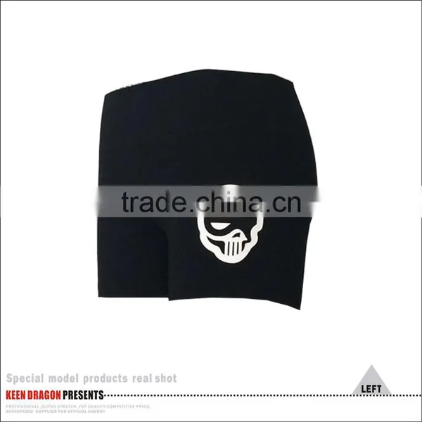 Yoga Wear Print Your Own Logo High Quality Black Womens Fitness Shorts photo-3