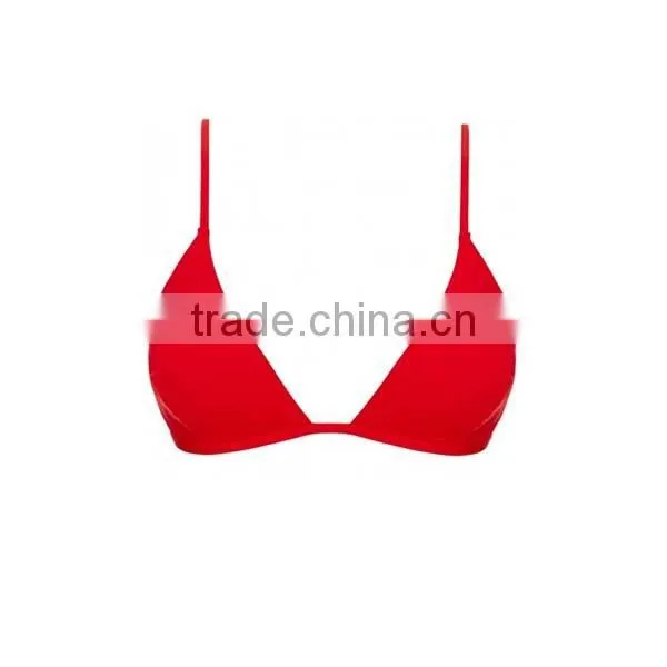 High Quality Red Sling Sexy Women Push up Bikini Swimwear photo-3