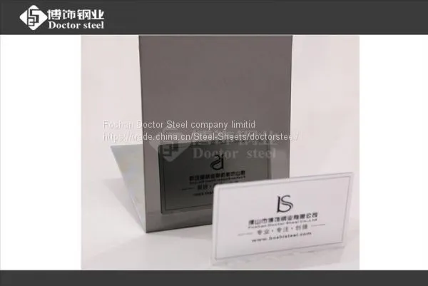 2017 Hot Selling Black Titanium Mirror Decorative Stainless Steel Sheet photo-3