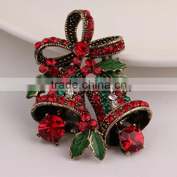 Zm53211a 2016 Christmas Decoration Wholesale Beautiful Diamond Brooch for Festival photo-4