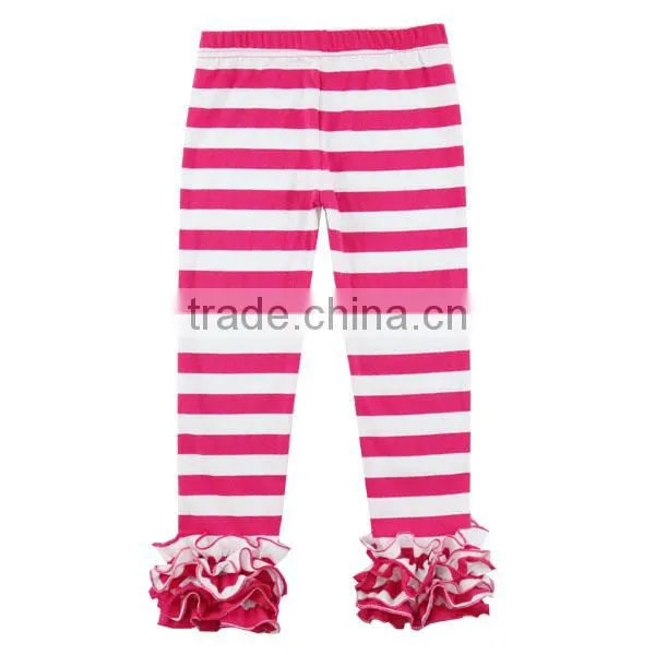 2017 Girls Ruffle Pants Icing Leggings Boutique Children Orange and Black Halloween Leggings photo-6
