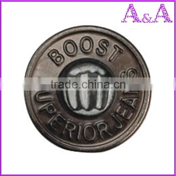 Jeans Button Jacket Metal Buttons photo-6