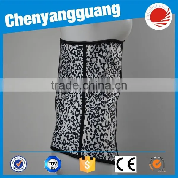 CYG-4 Spiral Steel Bones Animal Pattern Waist Cincher Lady Belt photo-2