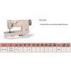Single Needle Flat Bed Compound Feed Heavy Duty Lockstitch Sewing Machine for Suitcase Heavy Apparel and Leather Products photo-2