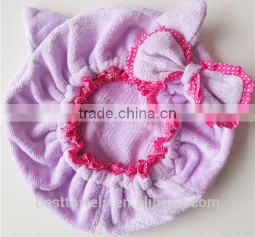 Children Microfiber Elastic Hair Bands With Bow photo-4