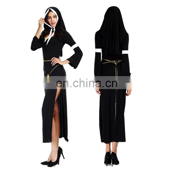 In Stock Sexy Priest and Nun Costume photo-2
