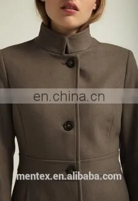 Stand Collar Wool Overcoat for Lady photo-2