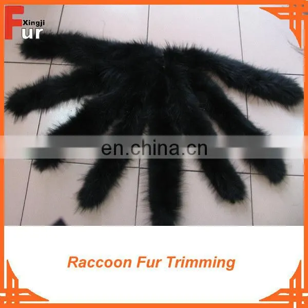 3*70cm Wholesale Raccoon Fur Trimming photo-2