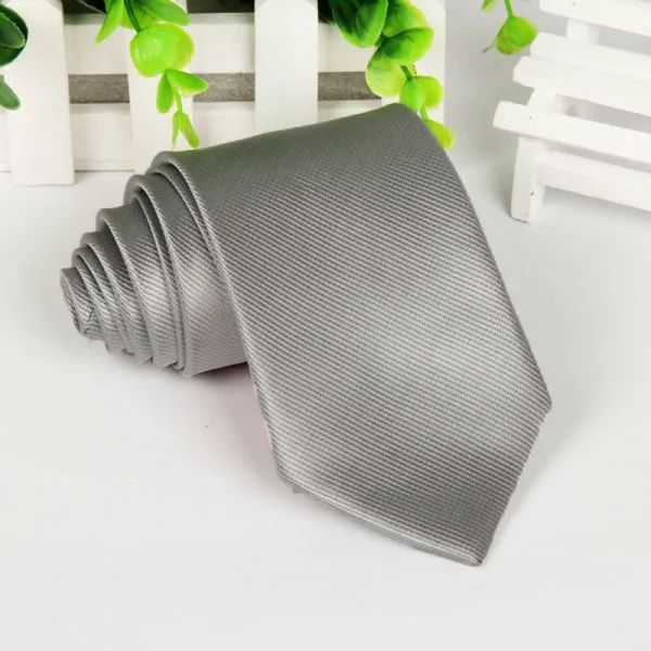 Classic Strips Adult Silk Woven Neckties Shirt Collar Accessories Gold