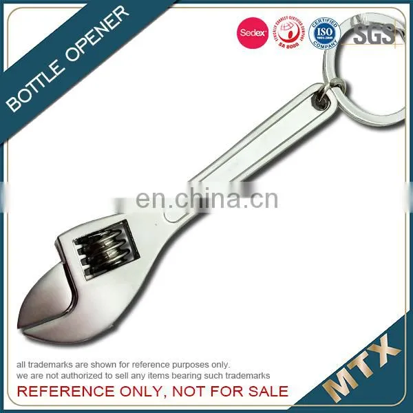 Zinc Alloy 3D Bottle Opener Keychain, Keyring Factory photo-6