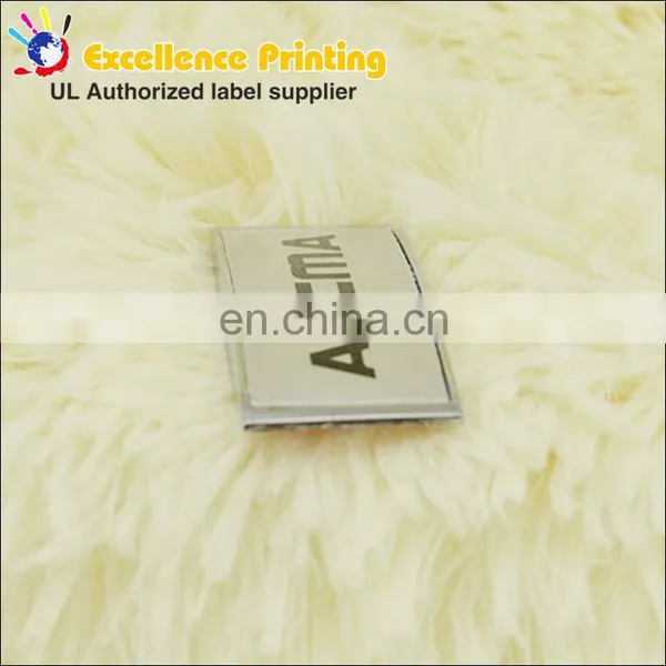 Permanent Adhesive Metal Label photo-5