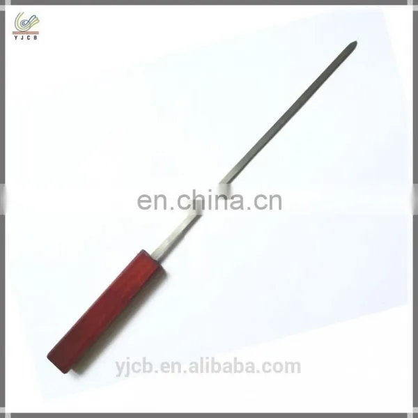 Metal Wood Handle Bbq Skewer