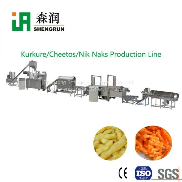 Automatic corn curls kurkure processing line