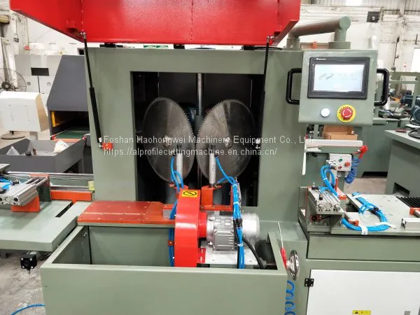 CNC Servo Feeding Double Head Angle Cutting Machine 40mm/s photo-3