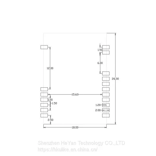 SX1262 PA LORA SPI RF Module,Wireless Module,SPI RF Module,Long Rang,27DBM,0.5W photo-2