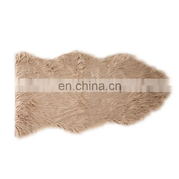 Wholesale Modern Living Room Designer Carpet Faux Fur Rug For Sale photo-6