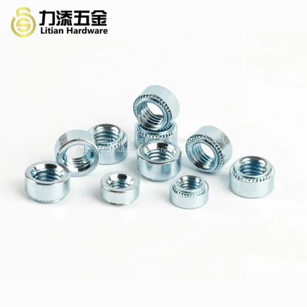 Zinc Clinch Nuts Fasteners Knurl Clinch Nut For Air Conditioner Parts