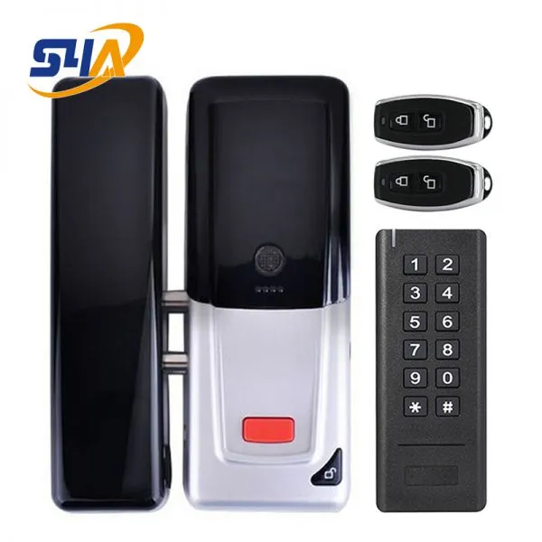 S4A Remote Control Lock Smart Sensor Lock Home Door Invisible Anti-theft Wireless Glass Door Lock photo-3