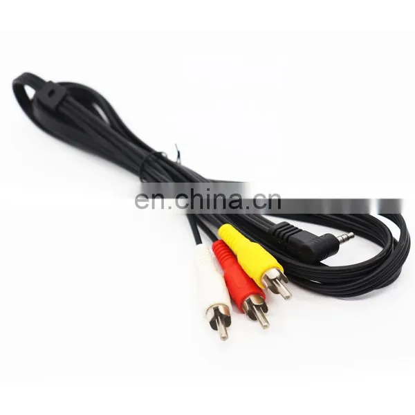 Hot Selling RCA Audio Cable 2RCA Male to 3.5mm Jack to 2 RCA AUX Cable photo-3