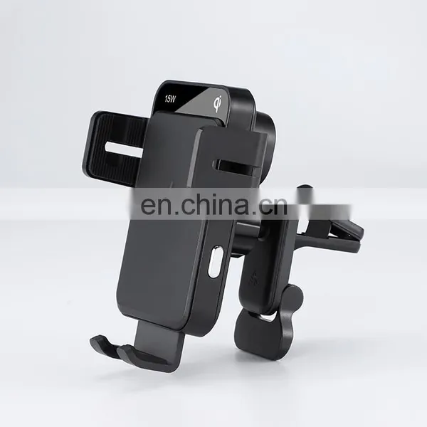 JOYROOM Built-in Battery Auto-clamp Leading 15W Qi Fast Charge Universal Wireless Car Charger Mount for IPhone 12 MINI Pro Max photo-4