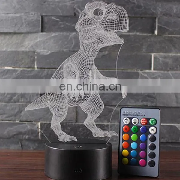3D Illusion Lamp LED Night Light Animal Lighting for Home Office Children Room Theme Decoration and Kiddie Kids photo-4