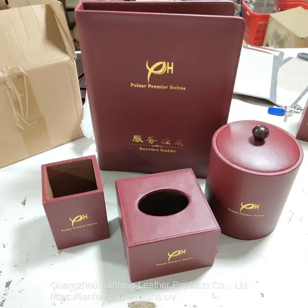 Realiable Quality Leather Notepad Hotel Leather Memo Holder photo-4