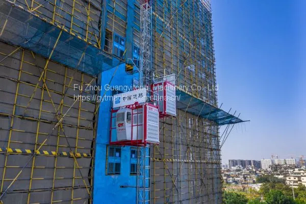 High Quality Construction Building Hoist For Passengers And Material photo-3