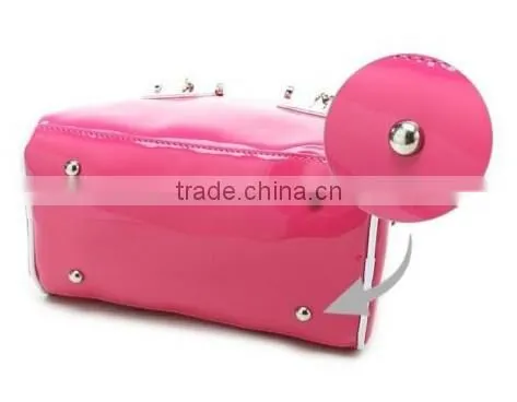Smooth Leather Bright PU Handbag photo-2