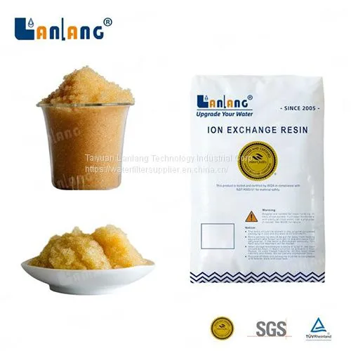 25 Liter Bag IER-100 Ion Exchange Water Softener Resin Purolite Amberlite