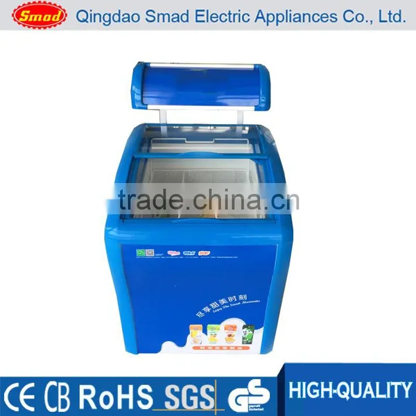 Portable Sliding Glass Door Ice Cream Chest Display Freezer With ETL Certificate photo-2