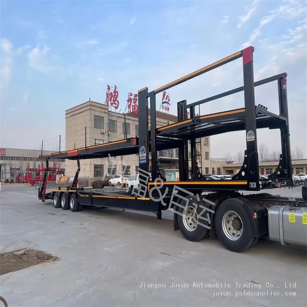Export Semi-trailer Prices to Russia Trailer Vehicle Transport Semi-trailer photo-3