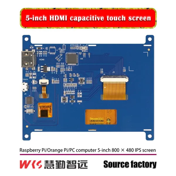5-inch TFT LCD and 800x480 Resolution HD-MI Interface Touch Screen Display photo-2
