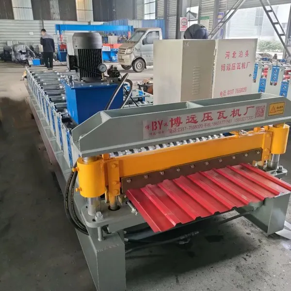 Color Steel Roof Tile Making Machine, Metal Corrugated Board Forming Machine, Fully Automatic Tile Pressing Machine photo-2