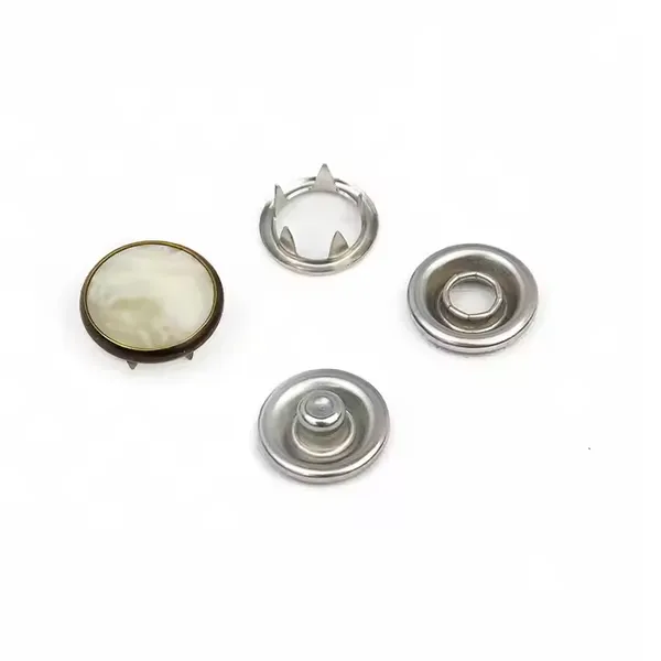 Factory Stock Buttons Stainless Steel or Brass Material Colors Pearl Snap Button Prong Pearl Snap Button for Shirts Clothing photo-3