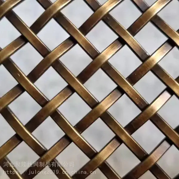 Metal Decorative Wire Mesh Architectural Woven Mesh for Building Facade photo-2