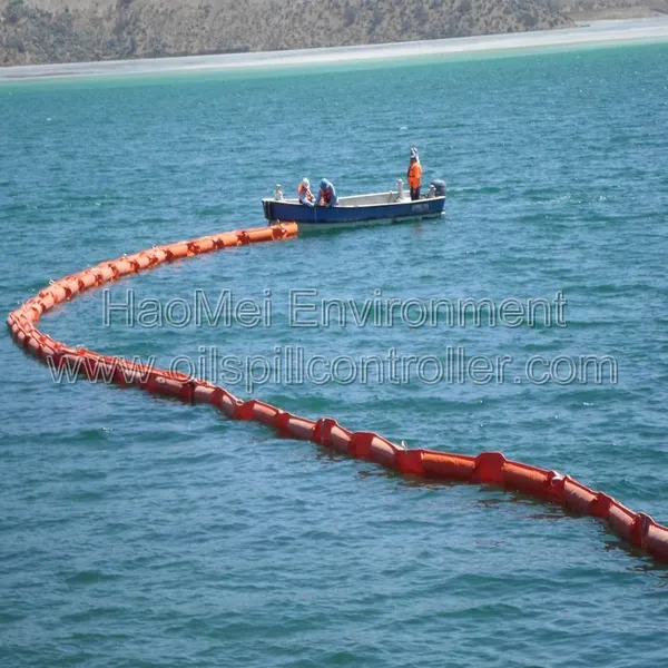 Pvc Float Type Seaweed Barrier Oil Spill Containment Boom for Marine Affair photo-2