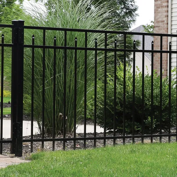 Modular Wrought Iron Fence Hot Dipped Galvanized for Commercial and Industrial Use photo-5