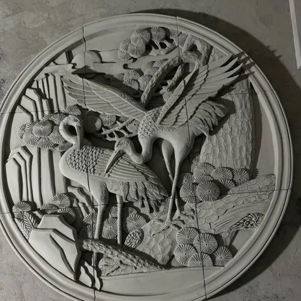 Handmade Brick Carvings, Brick Carvings for Siheyuan, Old Beijing Brick Carvings, Pure Handmade Exquisite Carvings, Blue Brick Carvings, Songshan Ancient Architectural Materials Manufacturer