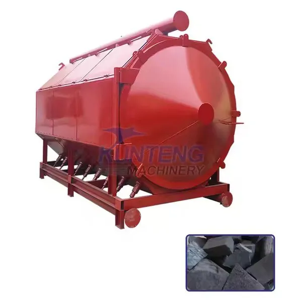 Smokeless Carbon Making Machine Charcoal Furnace Stove Clay EPC