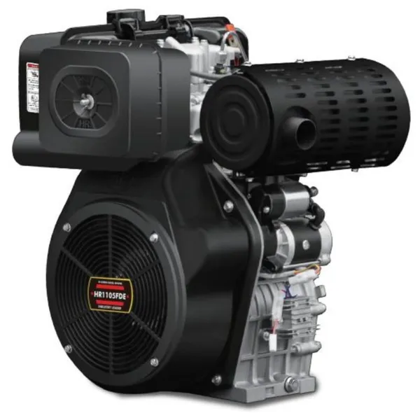 Factory 18HP 1105F Air Cooled Single Cylinder Diesel Engine 4 Stroke Vertical Diesel Power Engine With Electric Start