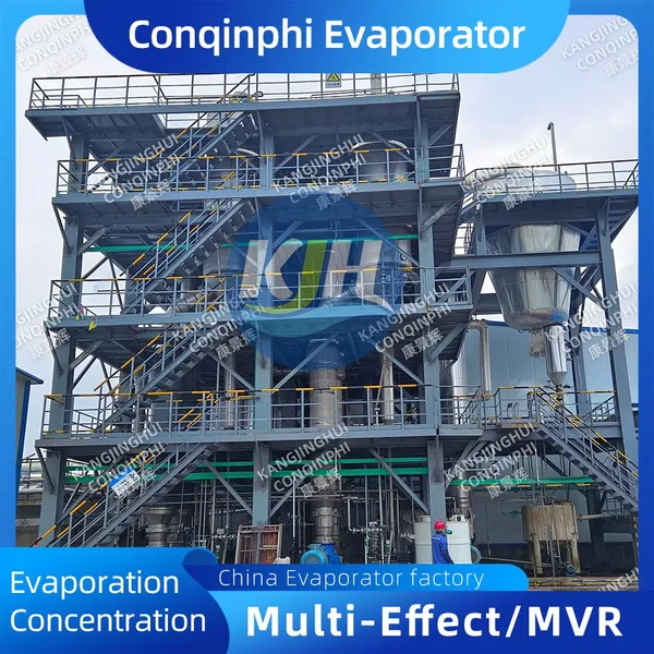 Tubular Three-Effect Evaporator for Pharmaceutical Industry, Concentrate Herbal Extracts, 304 SS, Sanitary Design photo-4