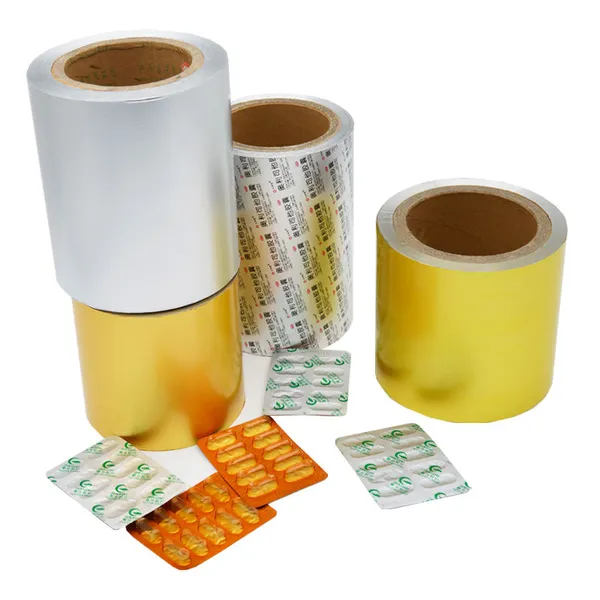 Lámina de aluminio farmacéutica para blísteres de dosis sólidas orales con recubrimiento de protección UV